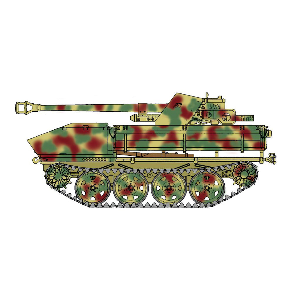 Italeri 1:35 Scale 7.5cm RSO With PAK40 Tank Plastic Model Kit