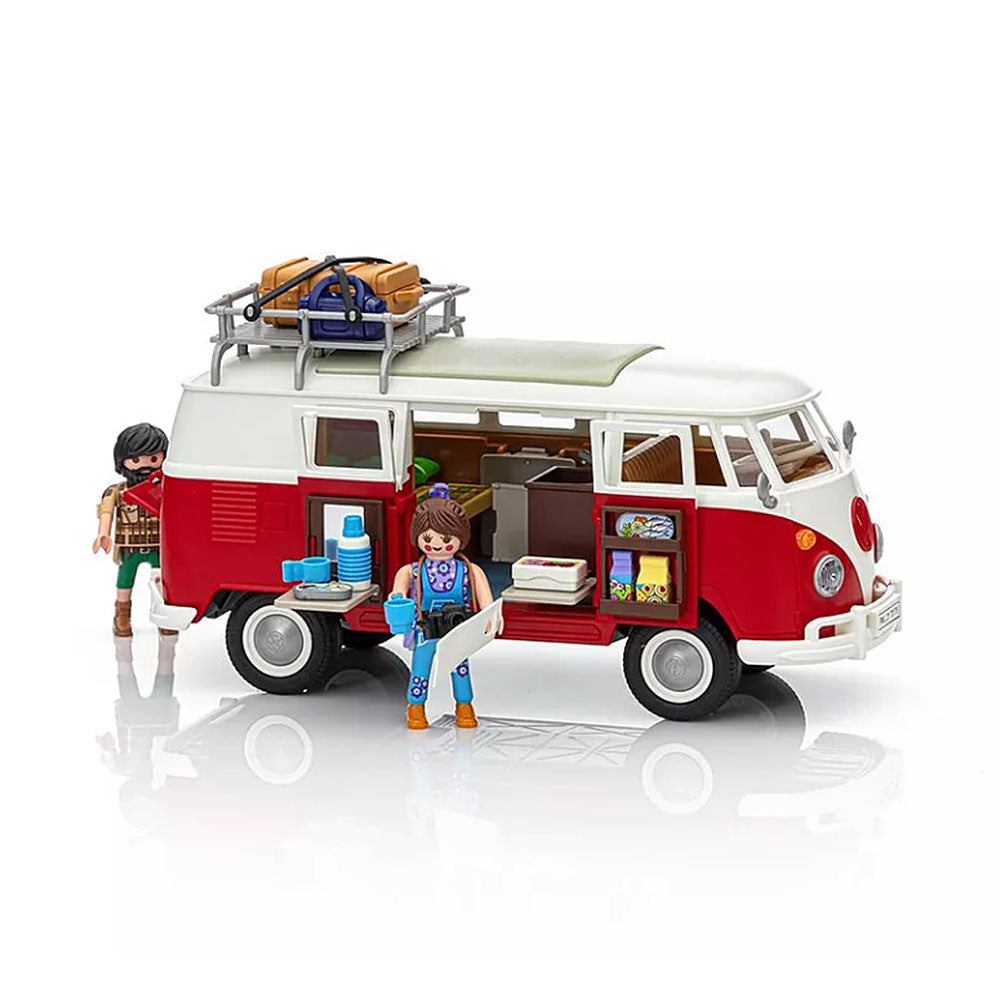 Playmobil Volkswagen T1 Camper Van Red White Kids Model Toy Gift 70176