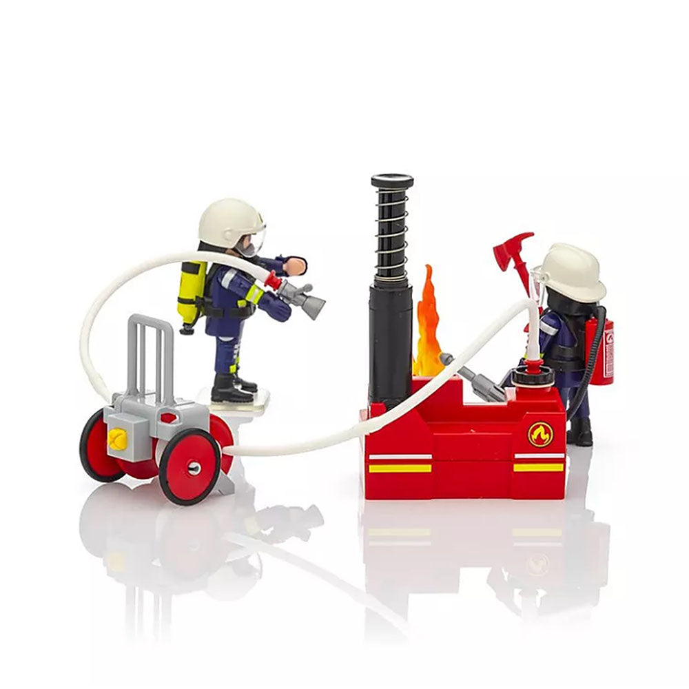 Playmobil City Action Firefighters With Water Pump Building Set Toy Model