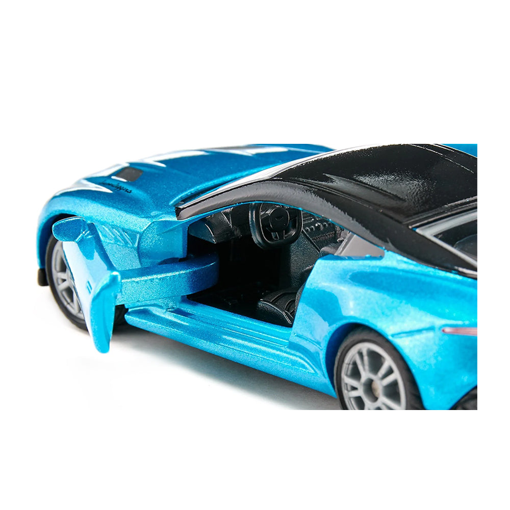 Siku Aston Martin DBS Superleggera Blue With Black Top Diecast Model Car