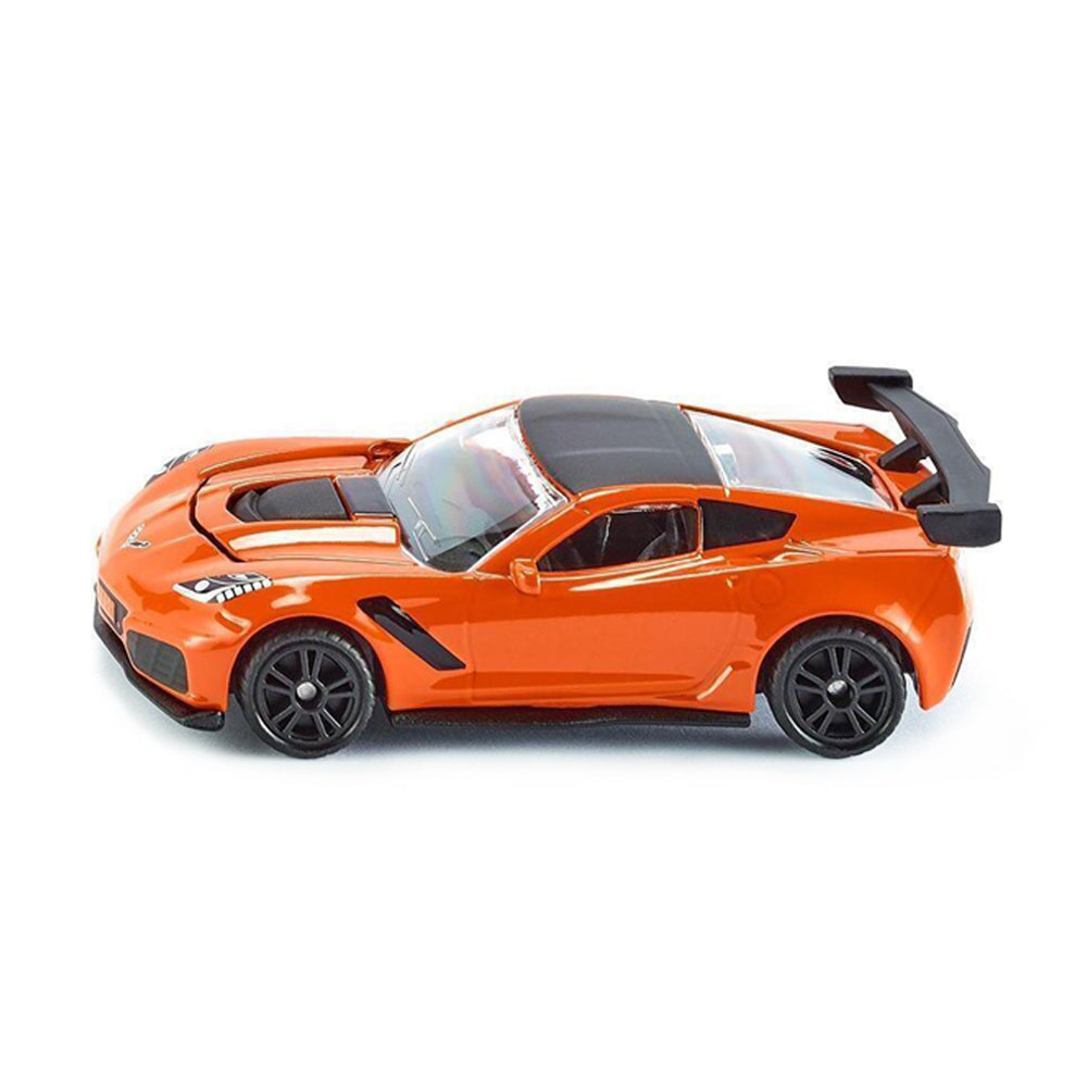 Siku Chevrolet Corvette ZR1 Orange Diecast Metal Model Vehicle Toy
