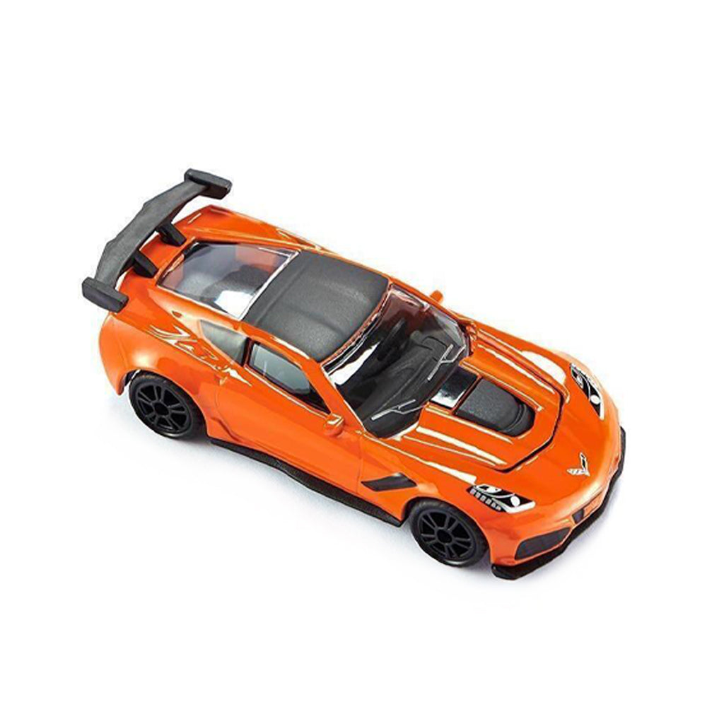 Siku Chevrolet Corvette ZR1 Orange Diecast Metal Model Vehicle Toy