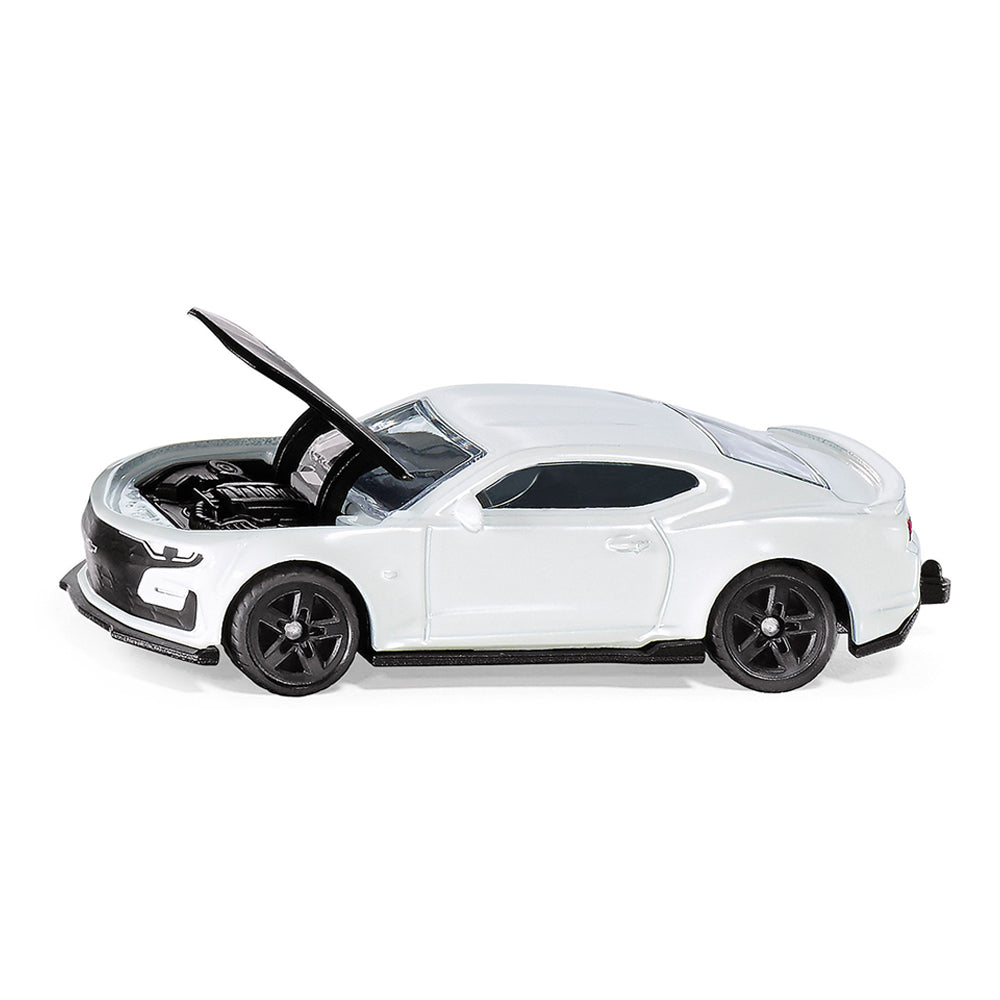 Siku Chevrolet Camaro White With Black Hood Diecast Vehicle Model Kids Toy