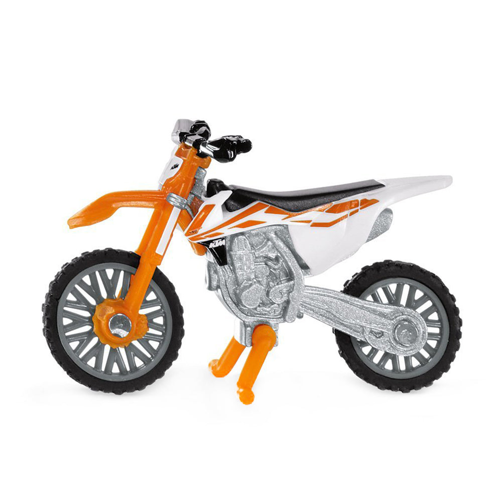 Siku KTM SX-F 450 Orange White Motorbike Diecast Model