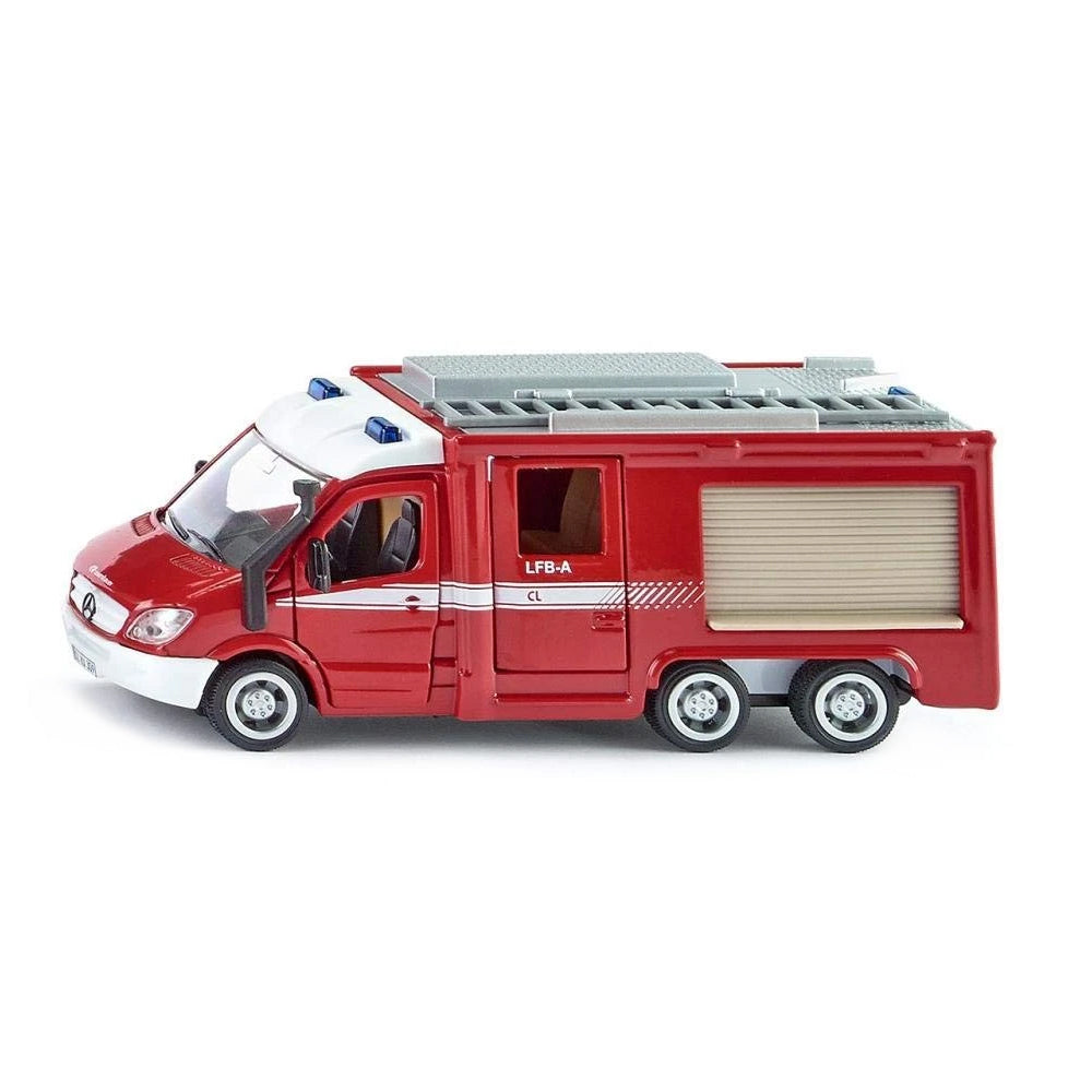 Siku 1:50 Scale Mercedes-Benz Sprinter Fire engine Red Diecast Model Toy