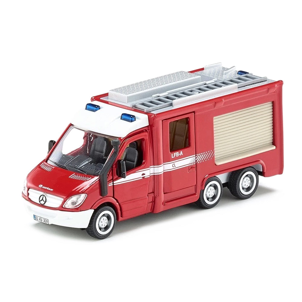 Siku 1:50 Scale Mercedes-Benz Sprinter Fire engine Red Diecast Model Toy