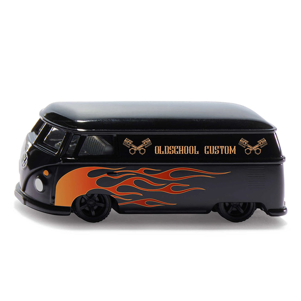 Siku 1:50 Scale Volkswagen T1 Transporter Custom Black Diecast Model