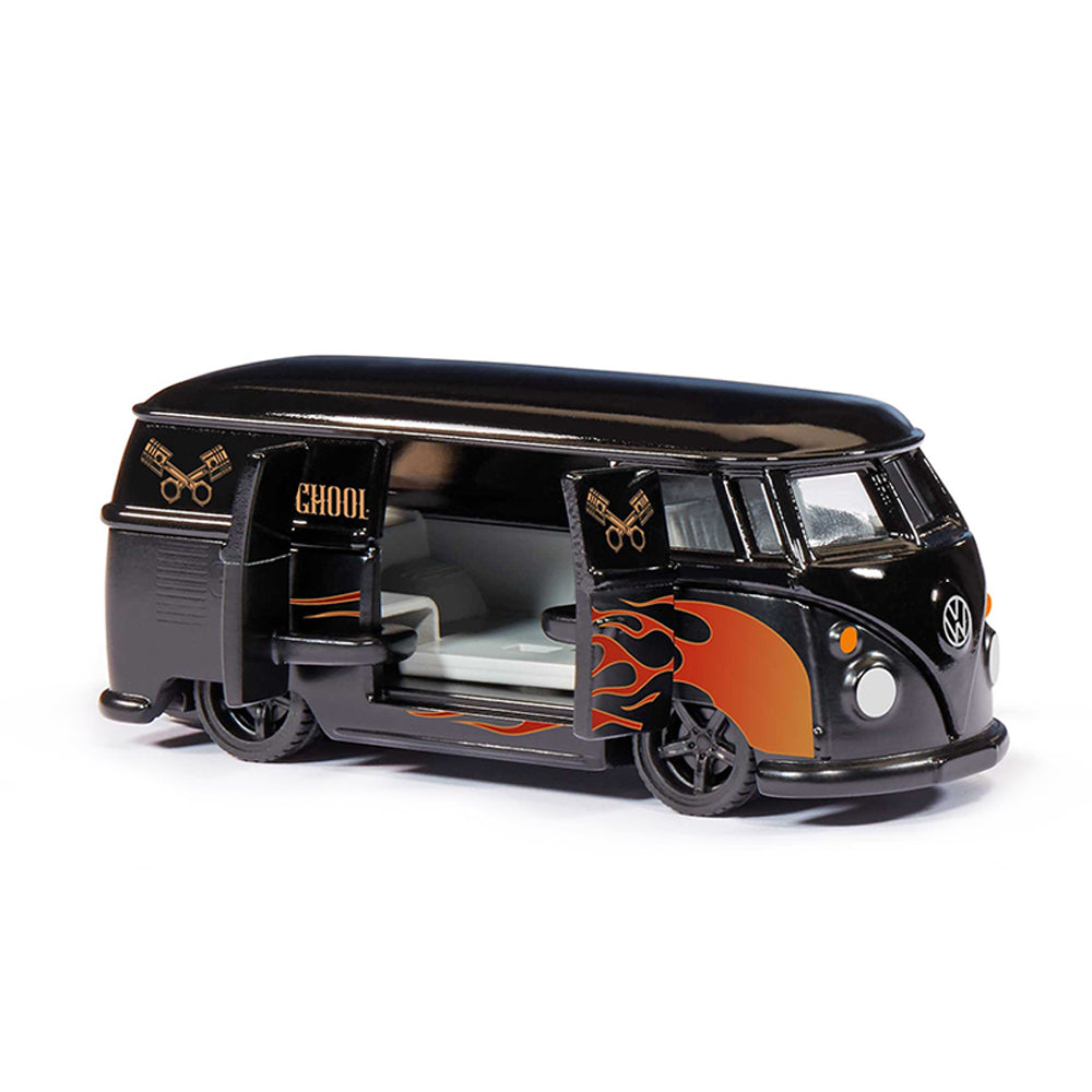 Siku 1:50 Scale Volkswagen T1 Transporter Custom Black Diecast Model