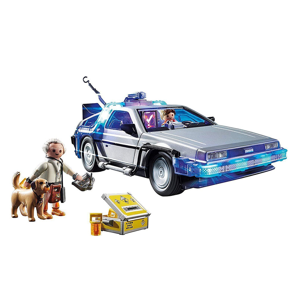 Playmobil Back To The Future DeLorean Time Machine With Accessories Playset