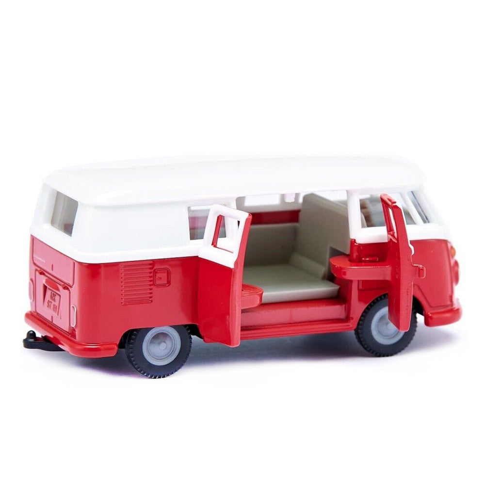 Siku 1:50 Scale Volkswagen T1 Transporter Bus Red White Diecast Toy Model
