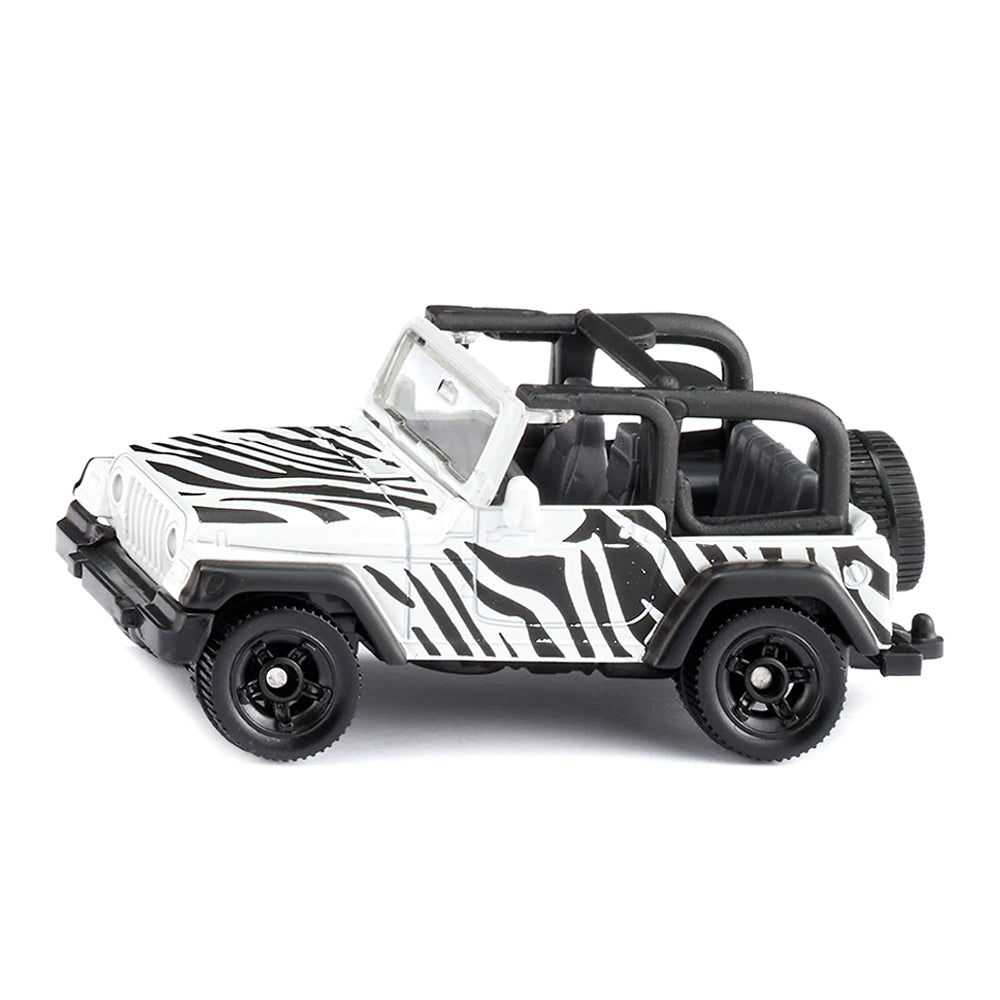 Siku Jeep Wrangler Safari White Black Diecast Vehicle Model