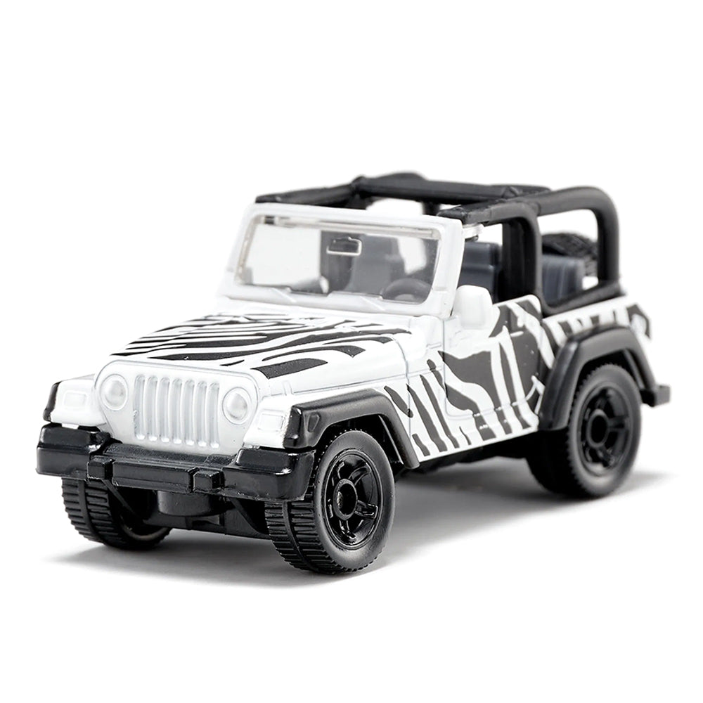 Siku Jeep Wrangler Safari White Black Diecast Vehicle Model