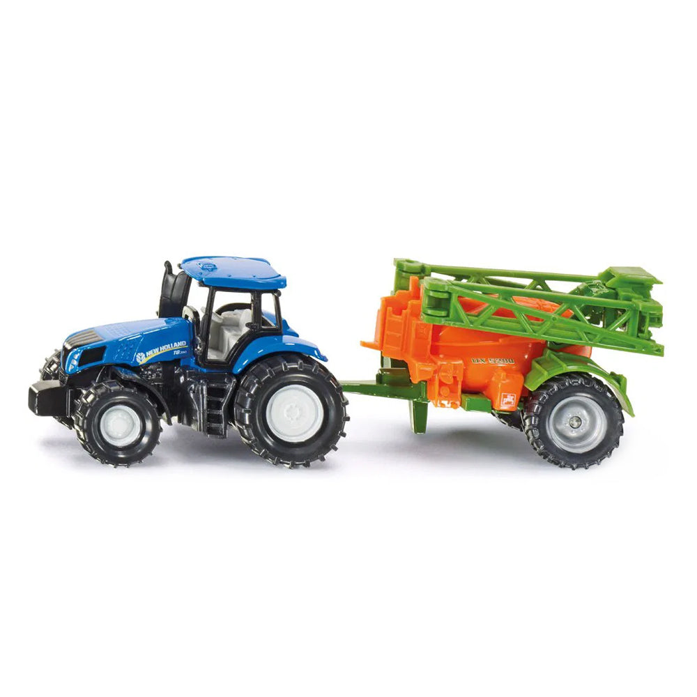 Siku New Holland Tractor With Crop Sprayer Diecast Model