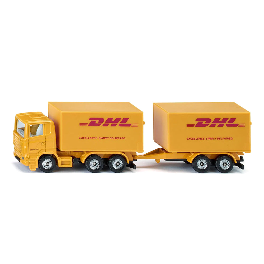 Siku DHL Truck With Trailer Delivery Vehicle Diecast Model