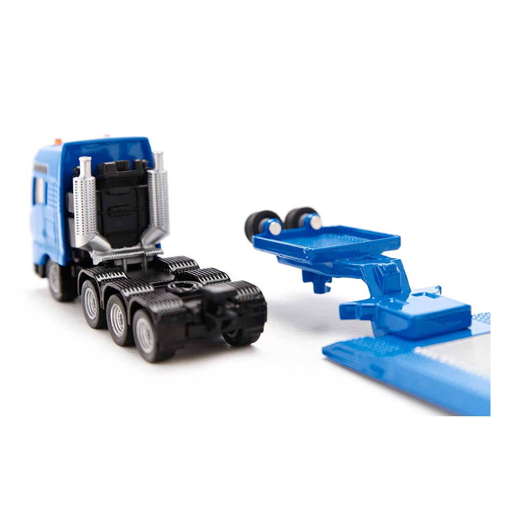 Siku 1:87 MAN Haulage Low Loader Transporter With Liebherr Excavator Diecast Toy