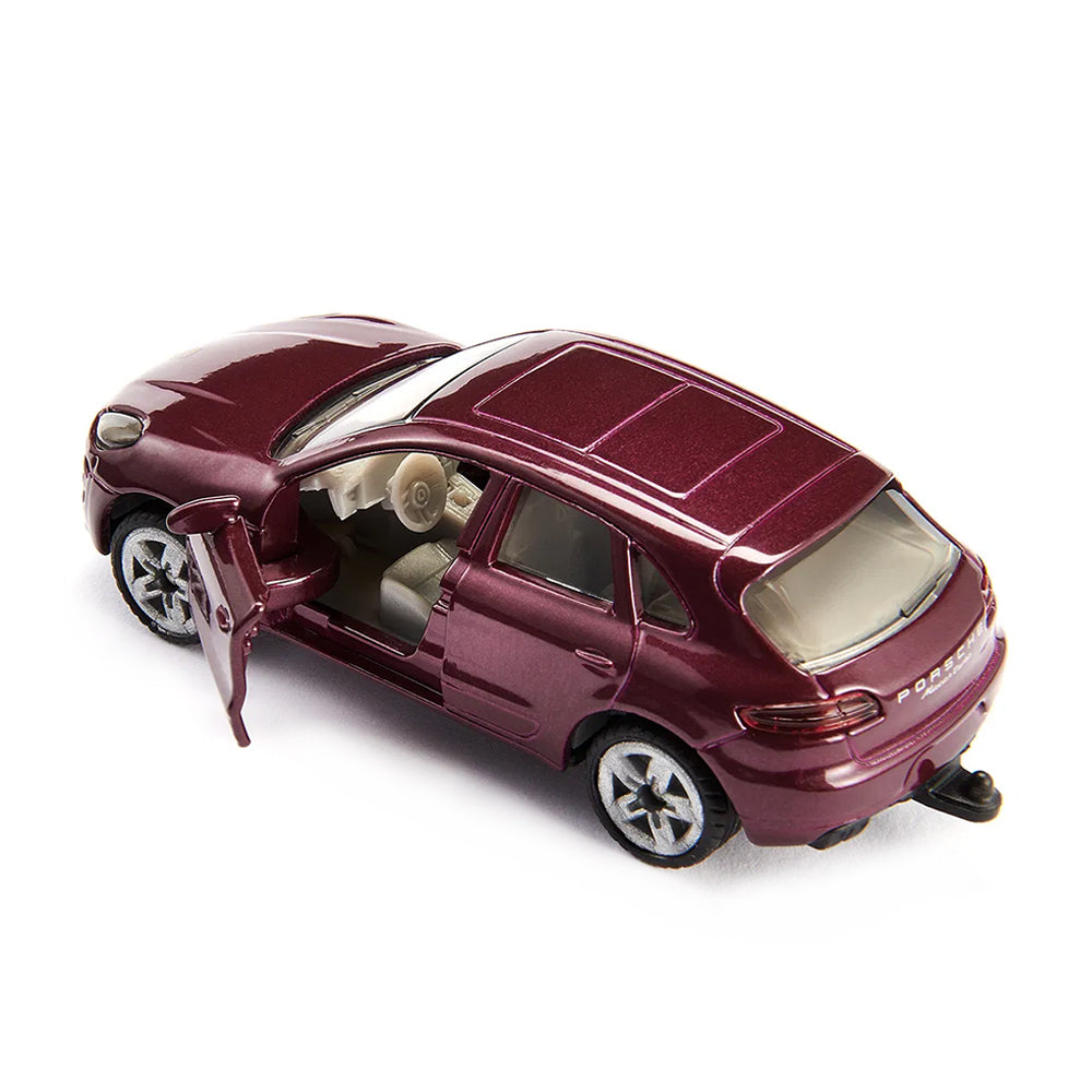 Siku 1:55 Scale Porsche Macan Turbo Car With Caravan Camping & Accessories Model
