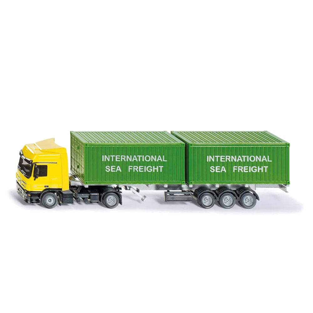 Siku 1:50 Scale Mercedes Benz Actros Truck With Containers Diecast Model