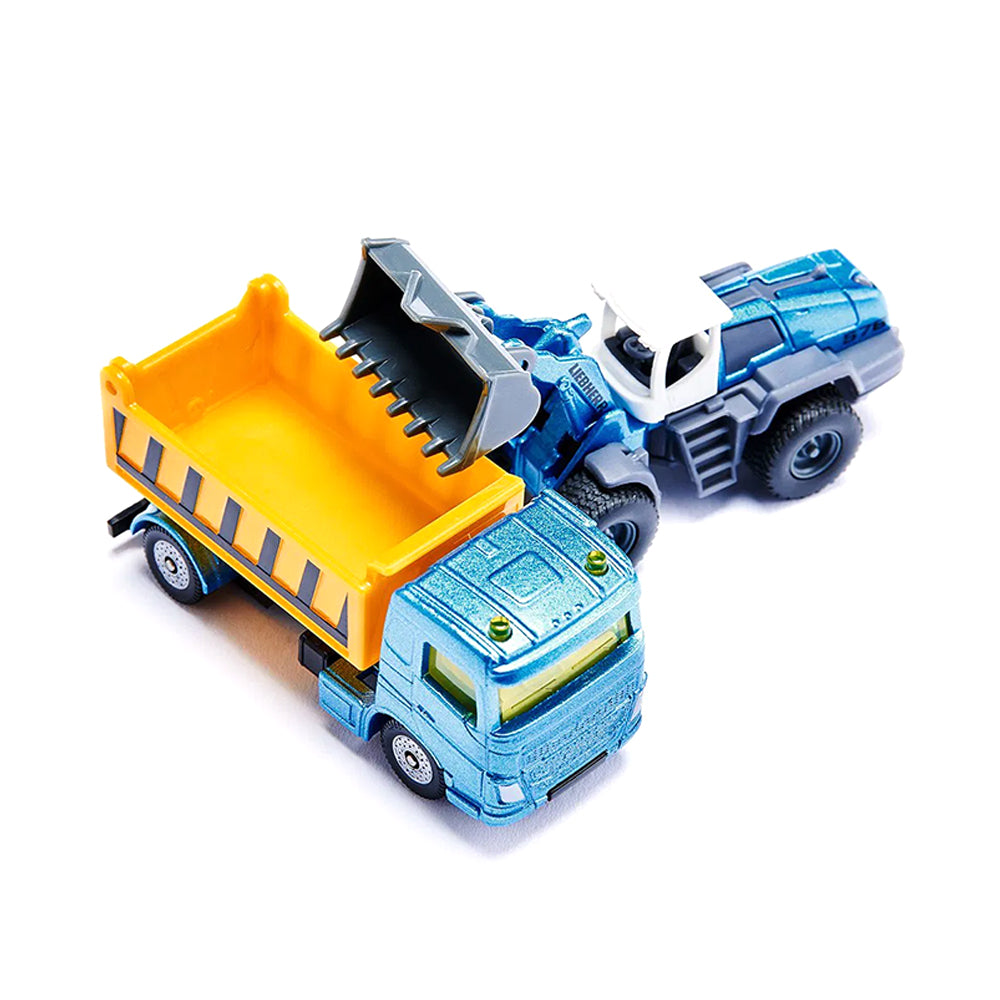 Siku Construction Site Gift Set 3 Vehicles With Accessories Model Toy Set