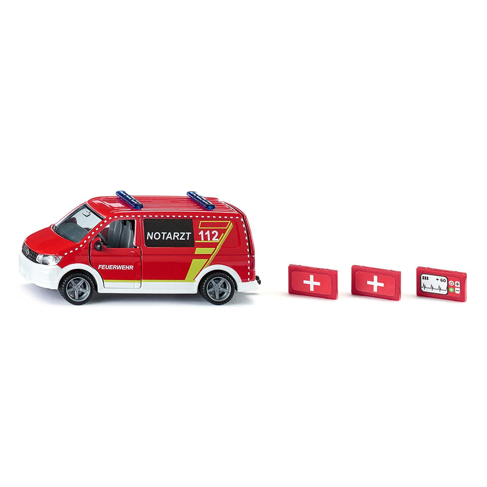 Siku 1:50 Scale Volkswagen T6 Emergency Car Diecast Model Collectible