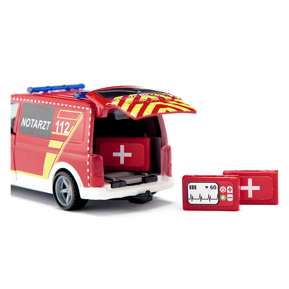 Siku 1:50 Scale Volkswagen T6 Emergency Car Diecast Model Collectible