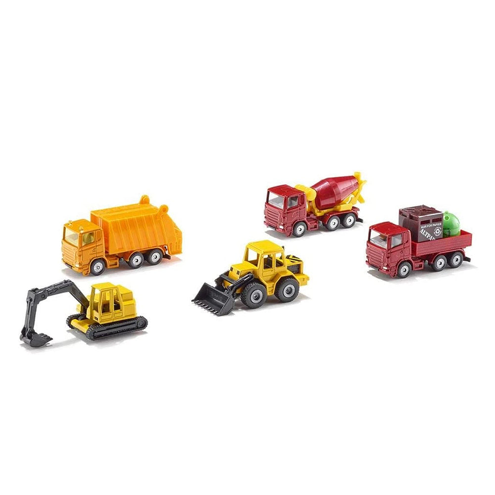 Siku Construction Vehicles Diecast Model Gift Set