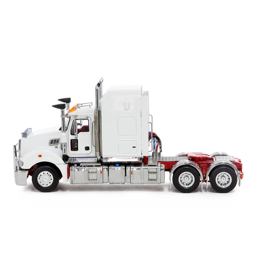 Drake 1:50 Scale Mack Late Edition Super Liner Truck White Red Chassis Model