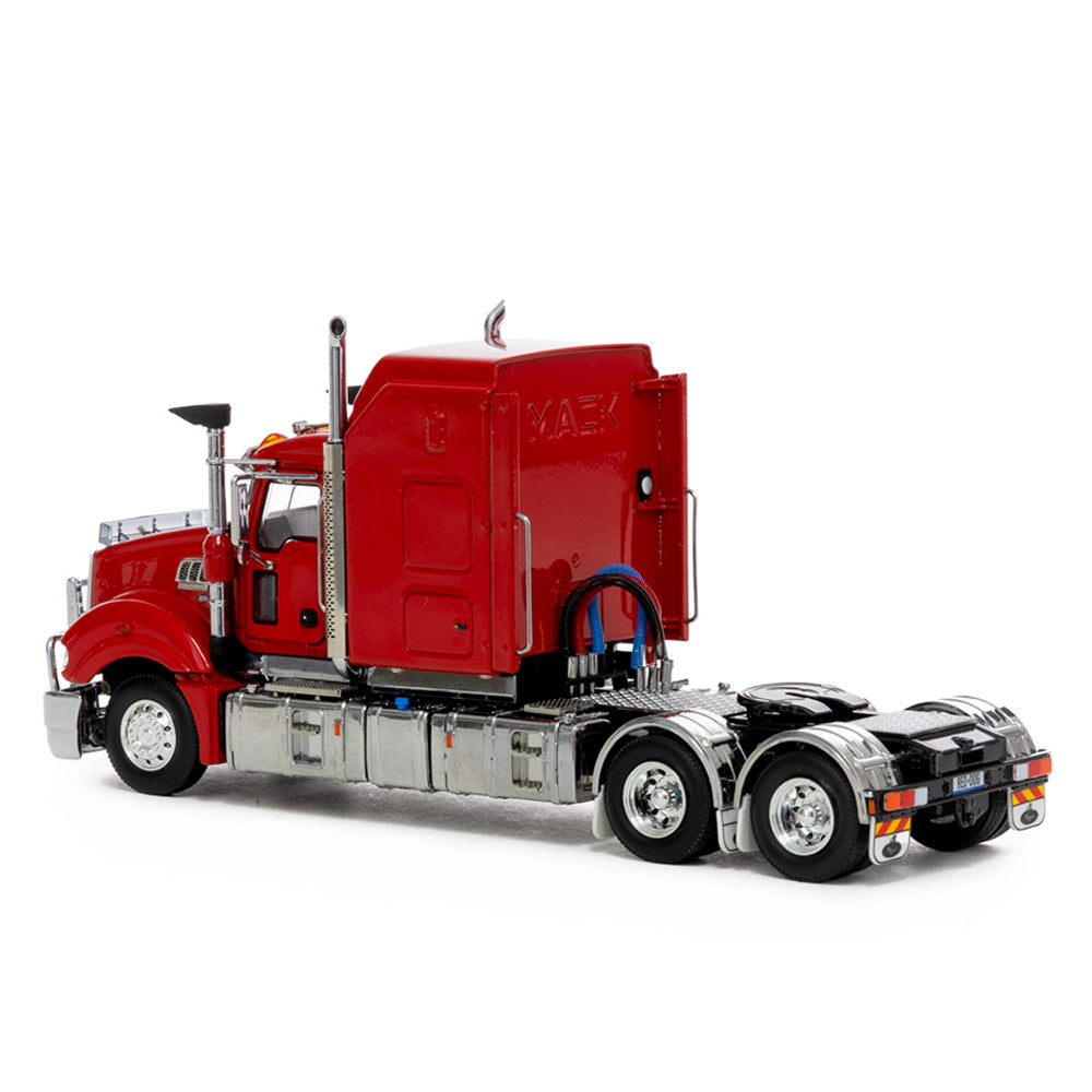 Drake 1:50 Scale Mack Late Edition Super Liner Truck Red Black Model Collectible