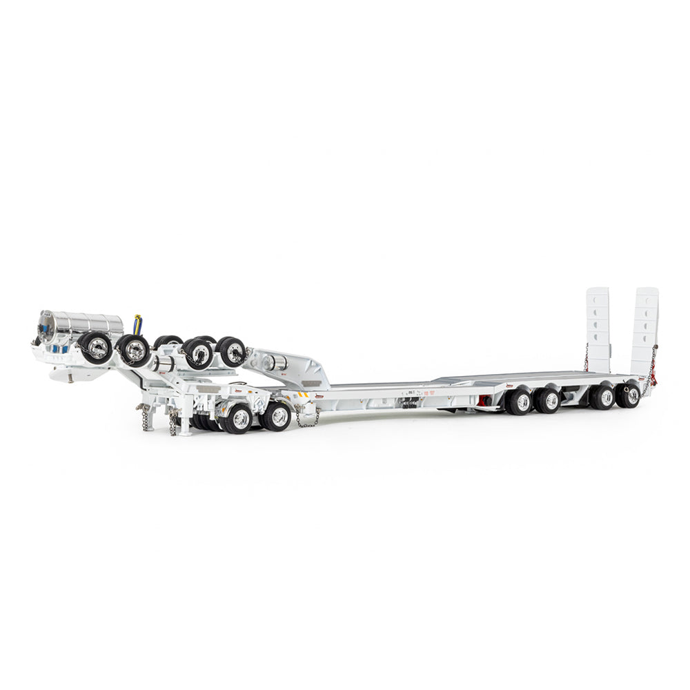 Drake 1:50 Scale 4×8 Swingwing Drop Deck Trailer & 2x8 Dolly White Model