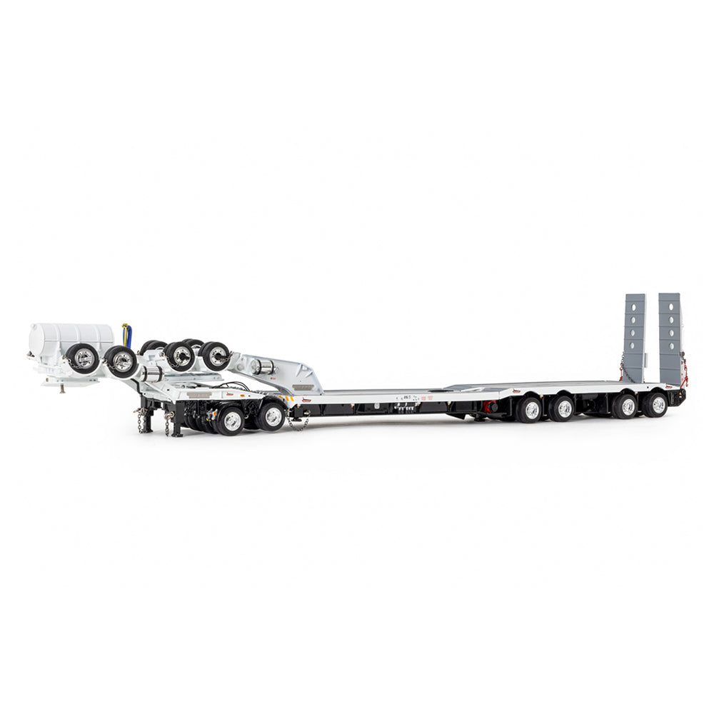 Drake 1:50 Scale 4×8 Swingwing Drop Deck Loader Trailer & 2x8 Dolly White Black Model