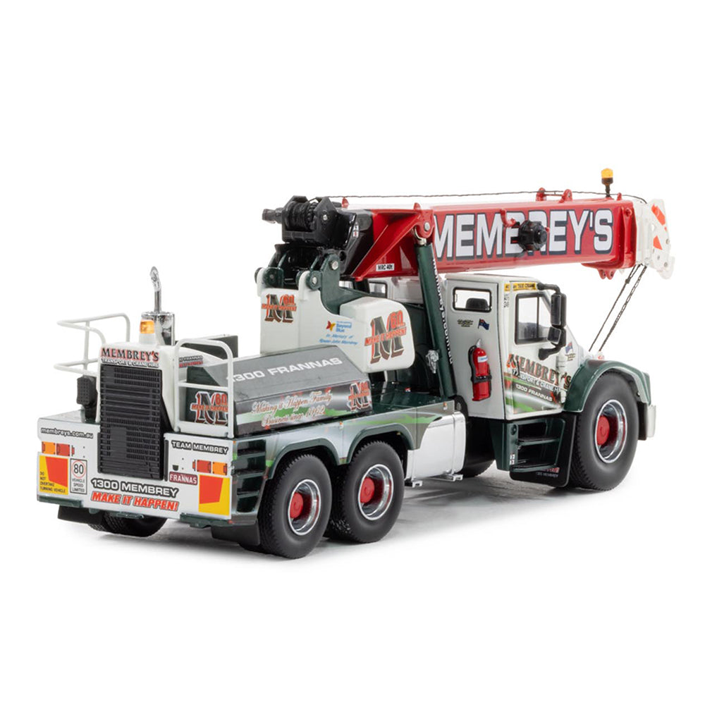 Drake 1:50 Terex AT40 Franna Membrey's Transport & Crane Hire Diecast Model