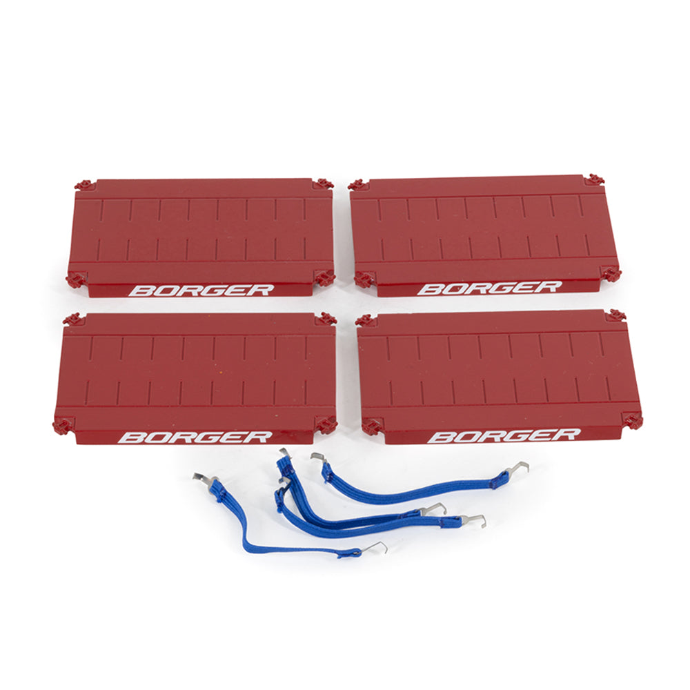 WSI 1:50 Scale Crane Pads And Straps Borger Cranes Livery Model Set