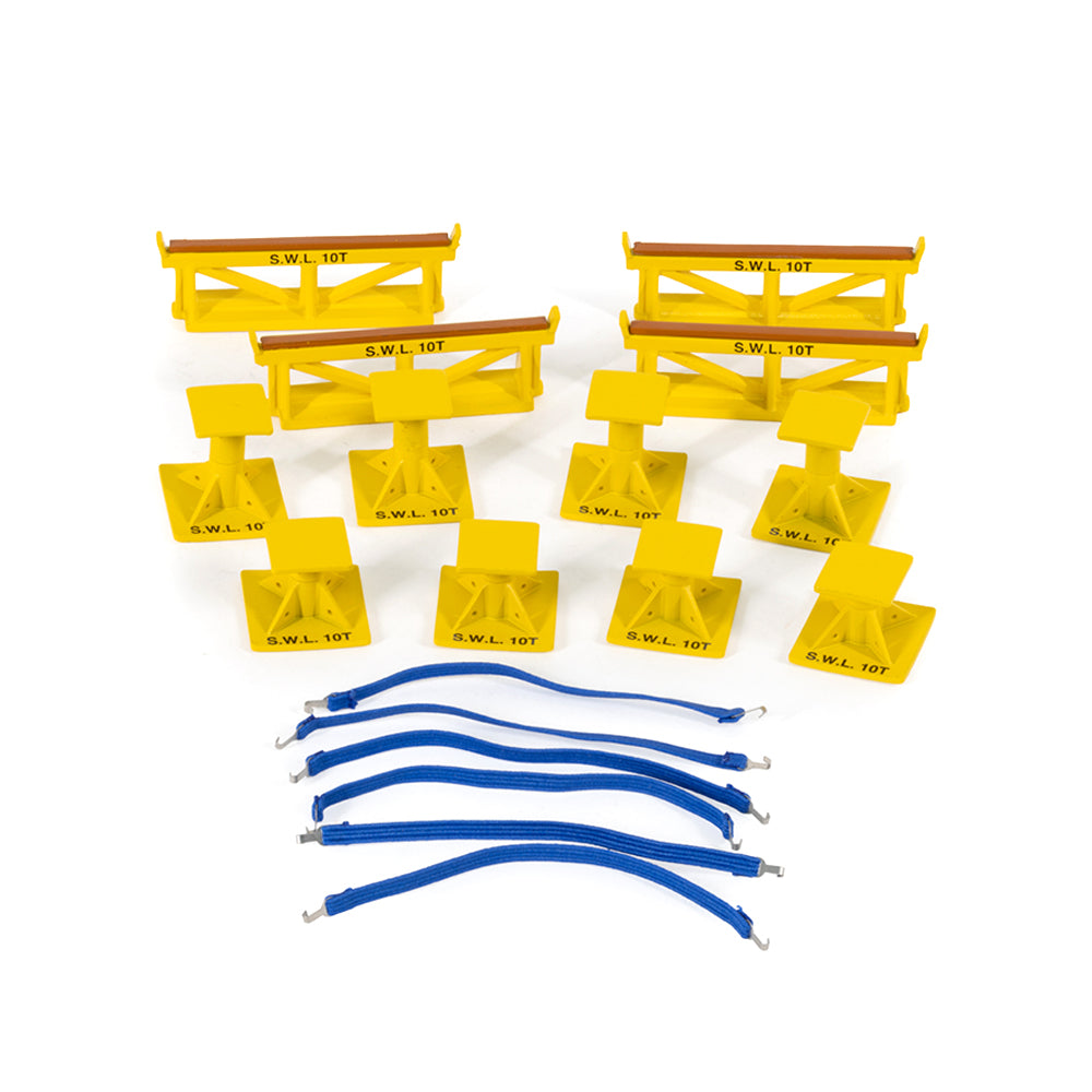 WSI 1:50 Scale Machinery Stands And Straps Borger Cranes Livery Model Set