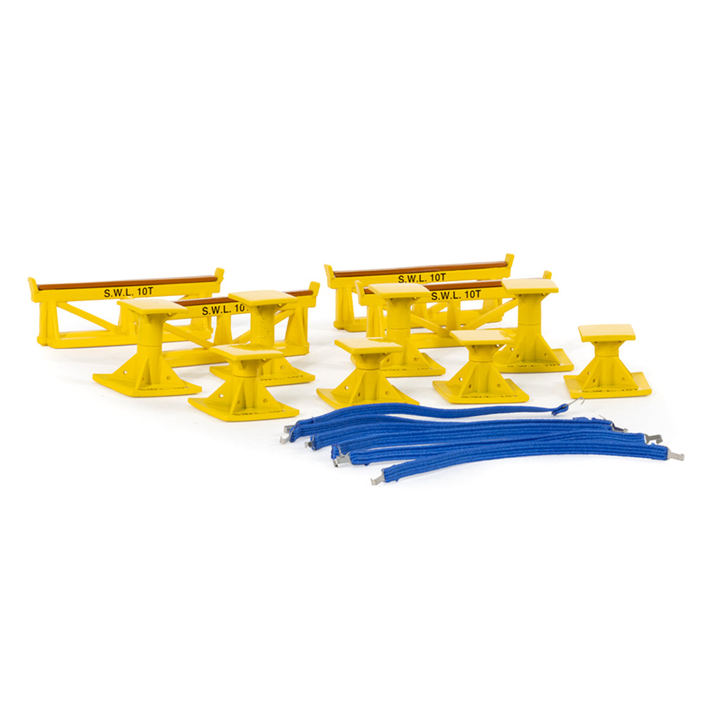 WSI 1:50 Scale Machinery Stands And Straps Borger Cranes Livery Model Set