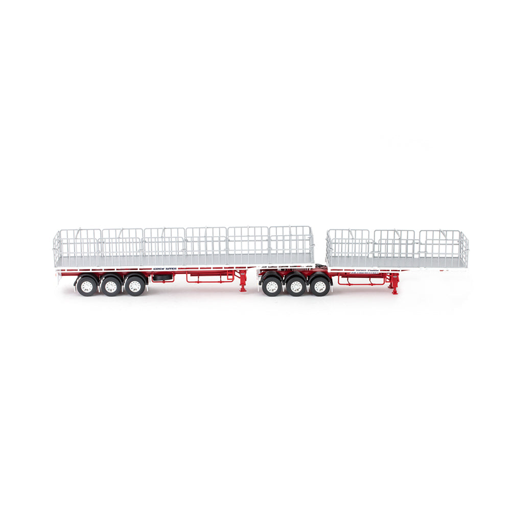 Drake 1:50 Scale MaxiTRANS B Double Flat Top Transport Model