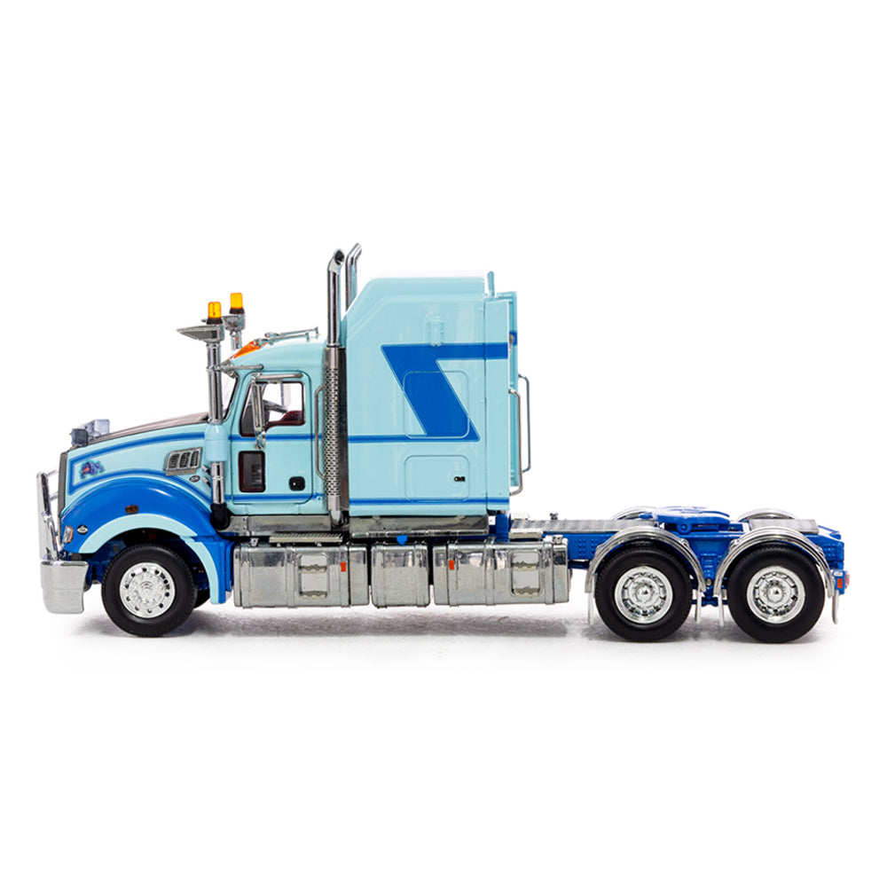 Drake 1:50 Scale Mack Late Edition Superliner Light Blue Model Truck Collectible