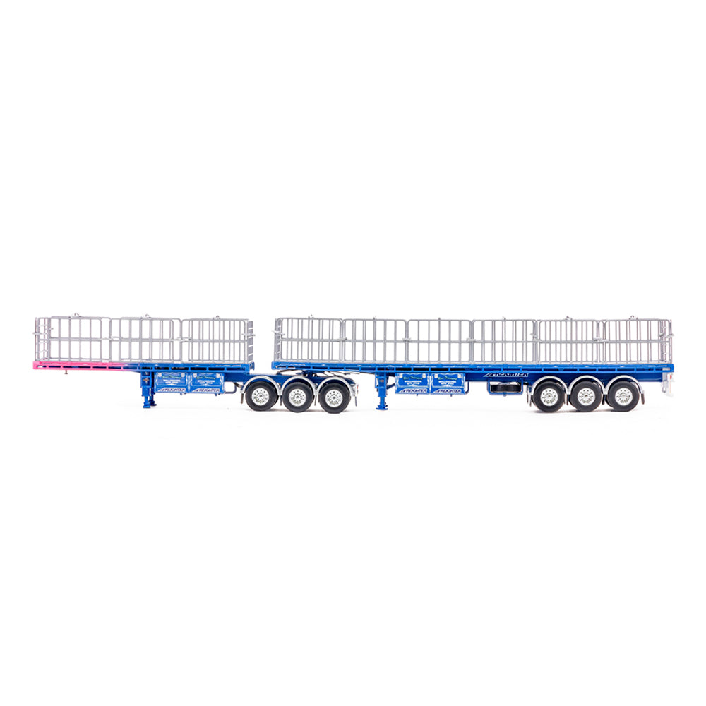 Drake 1:50 Scale MaxiTRANS B Double Flat Top Ross Transport Truck Model