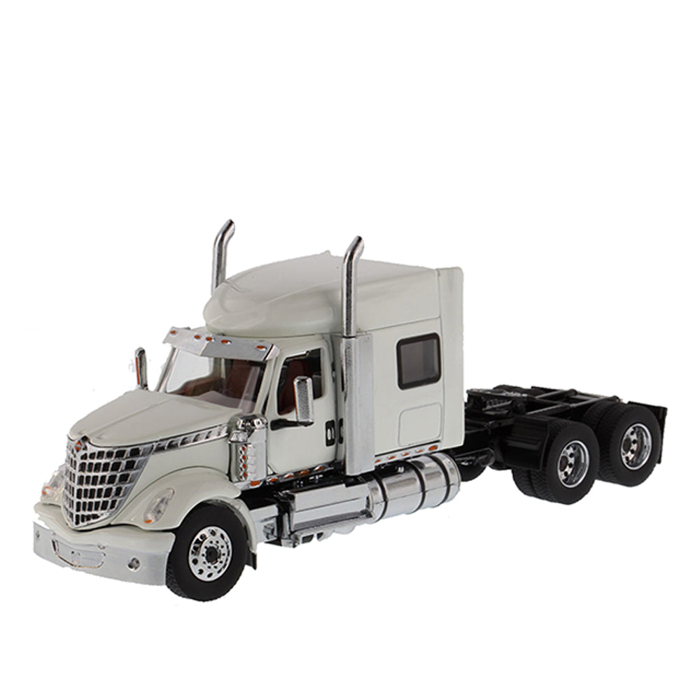 Diecast Masters 1:50 Scale International LoneStar Sleeper White Tandem Tractor Toy