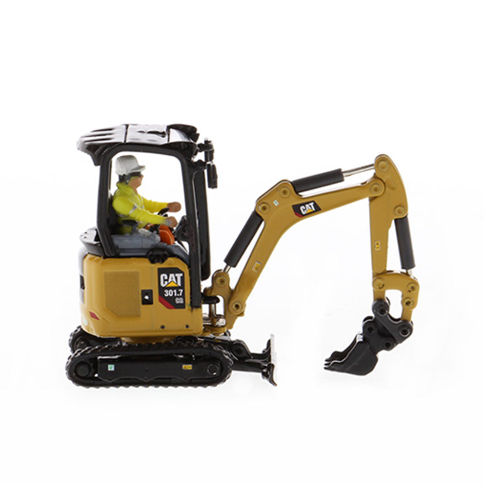 Diecast Masters 1:50 Scale Cat 301.7 Next Gen Mini Hydraulic Excavator High Line Model