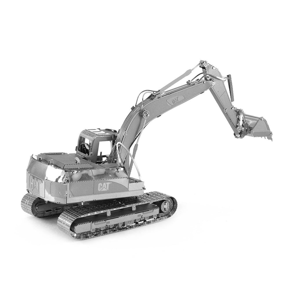 Metal Earth 3D Metal Cat Excavator Toy Model Kit