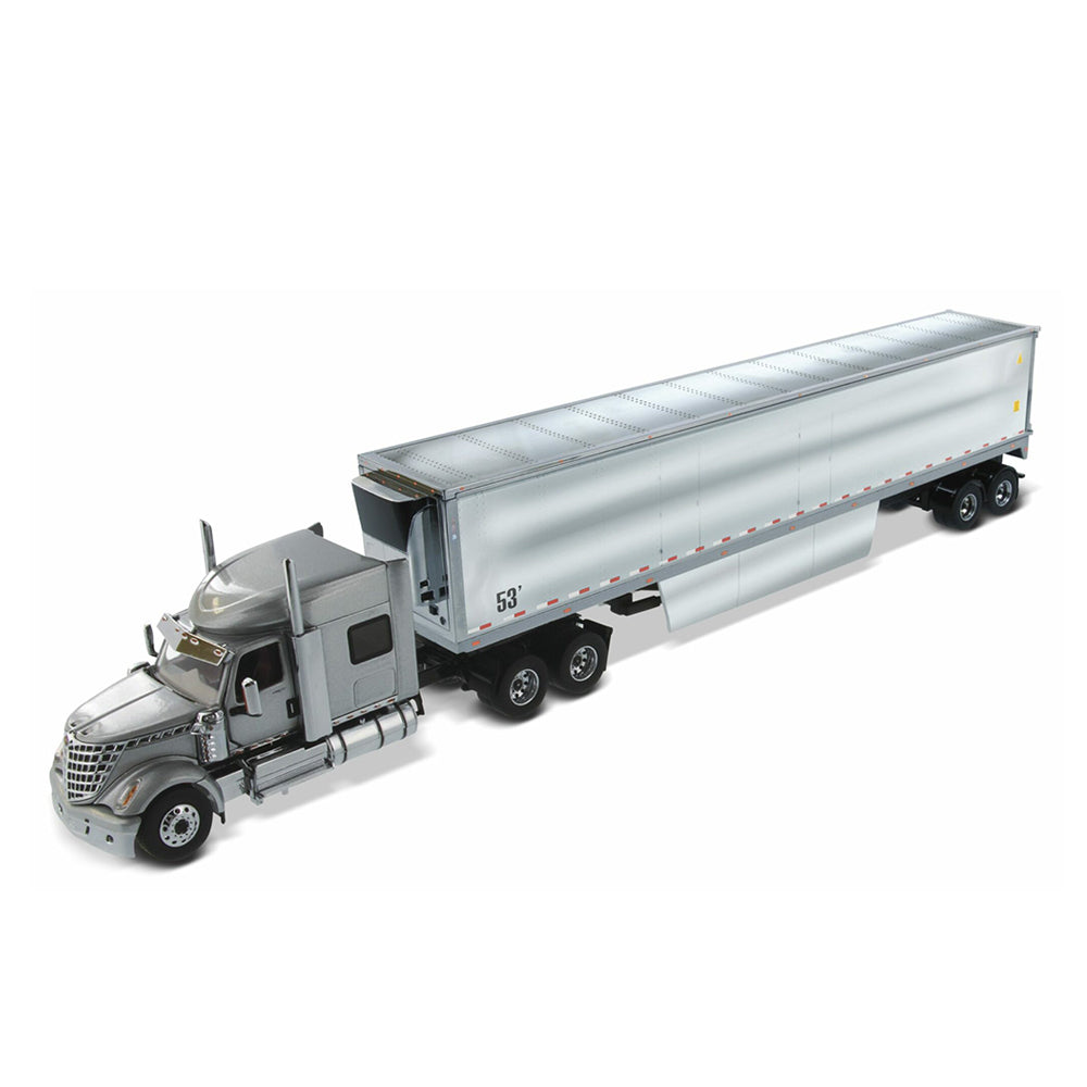 Diecast Masters 1:50 Scale International LoneStar Sleeper & 53' Refrigerated Van Toy