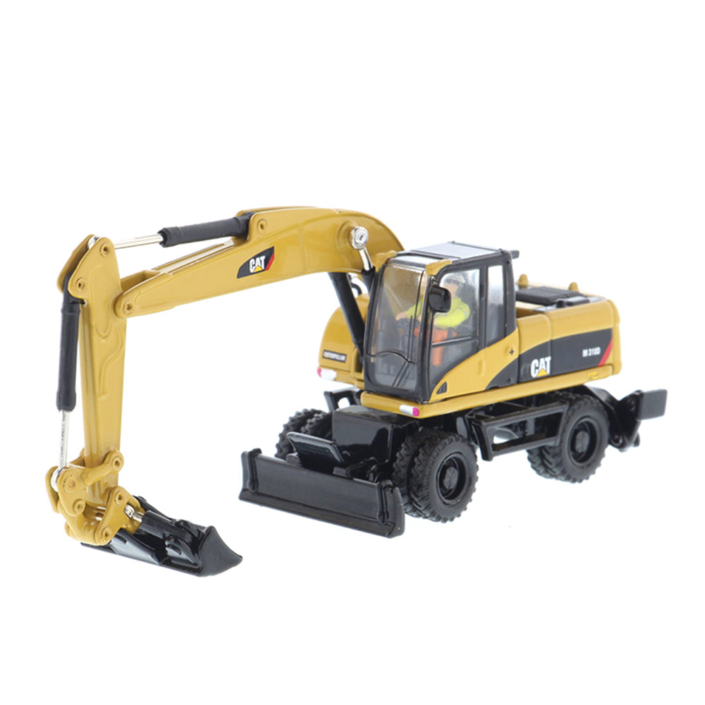 Diecast Masters 1:87 Scale Cat M318D Wheel Excavator High Line HO Series Diecast Model