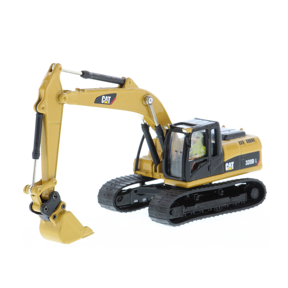 Diecast Masters 1:87 Scale Cat 320D L Hydraulic Excavator & Tools High Line HO Series