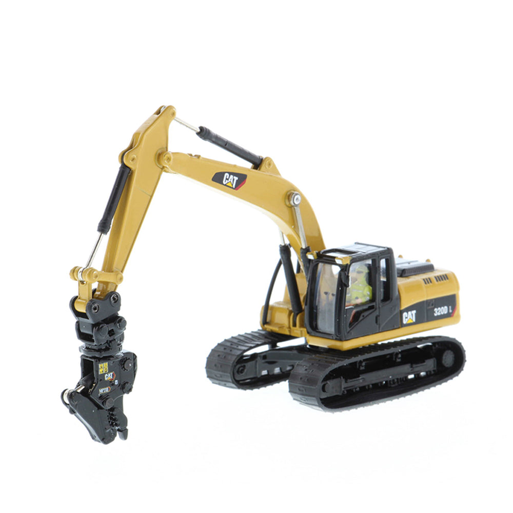 Diecast Masters 1:87 Scale Cat 320D L Hydraulic Excavator & Tools High Line HO Series