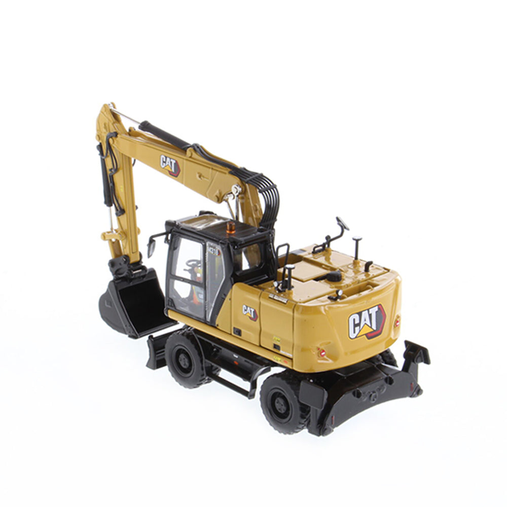 Diecast Masters 1:50 Scale Cat M318 Wheeled Excavator Model With Attachments