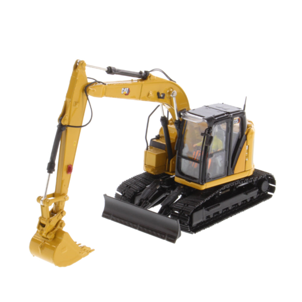 Diecast Masters 1:50 Scale Cat M318 Wheeled Excavator Model With Attachments