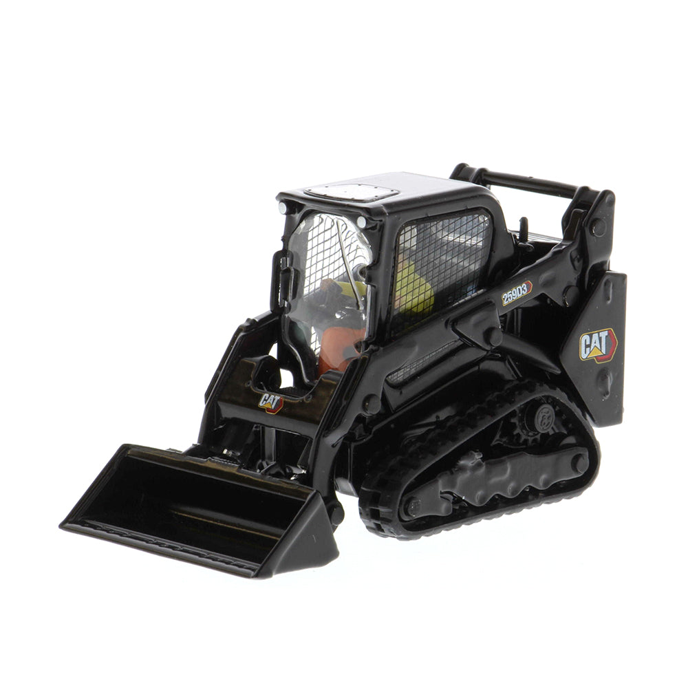 Diecast Masters 1:50 Scale Cat 259D3 Compact Track Loader Black High Line Series Model