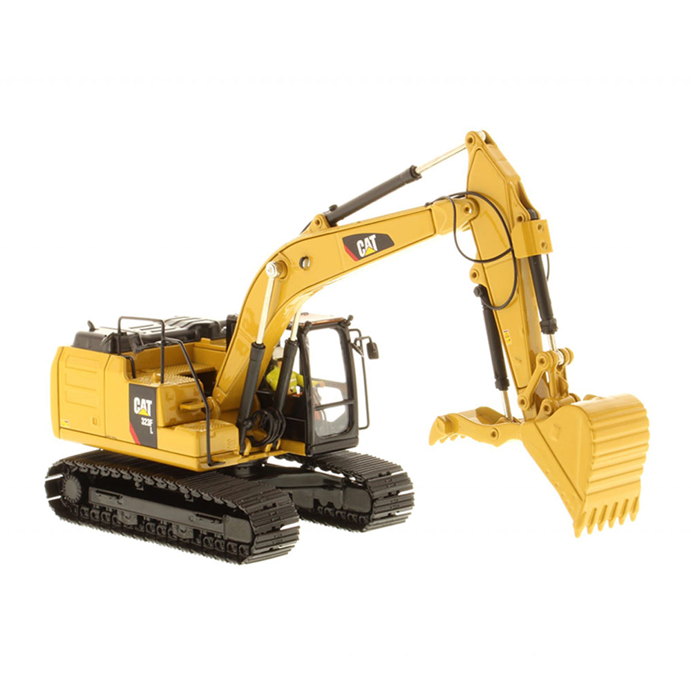 Diecast Masters 1:50 Scale Cat 323F L Hydraulic Excavator High Line Series & Operator