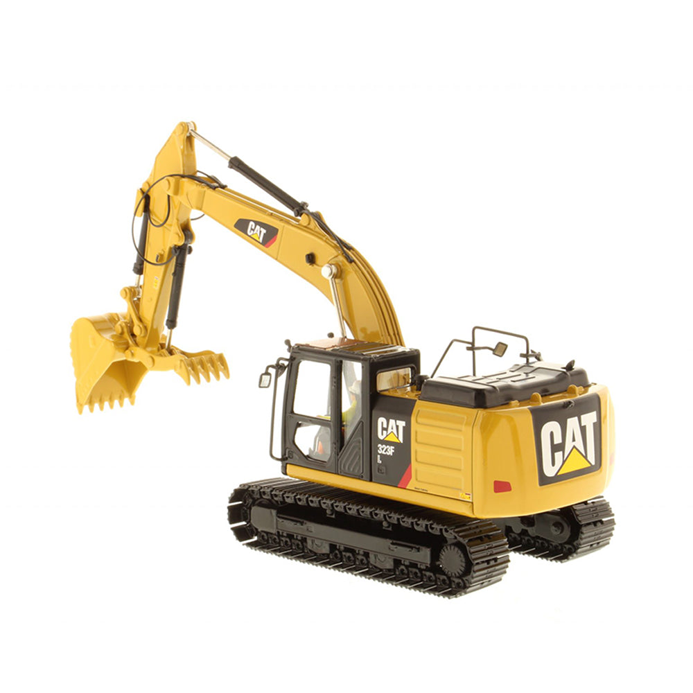 Diecast Masters 1:50 Scale Cat 323F L Hydraulic Excavator High Line Series & Operator