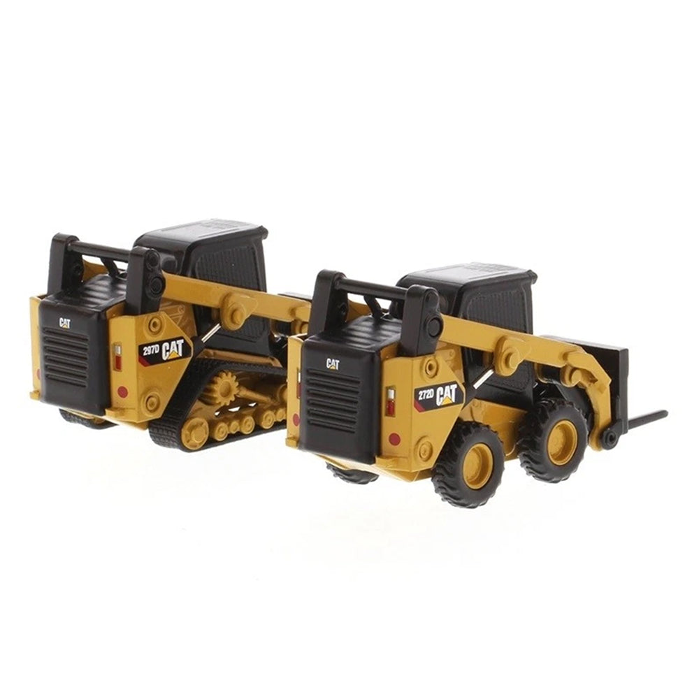 Diecast Masters 1:64 Scale CAT 272D2 Skid Steer & 297D2 Track Loader Diecast Toy