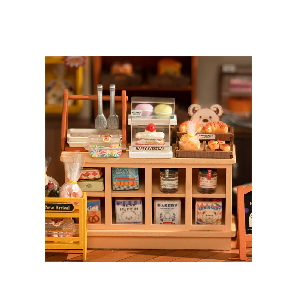 Rolife Becka's Baking House With LED Dollhouse DIY Miniature House Model Kit